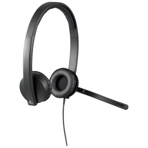 AURICULARES C/MICRO LOGITECH H570E ESTEREO Preto