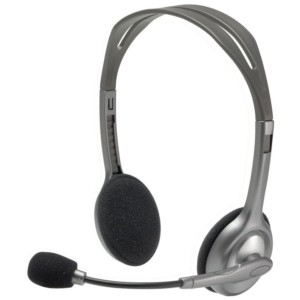 AURICULARES C/MICRO LOGITECH H570E ESTEREO Preto