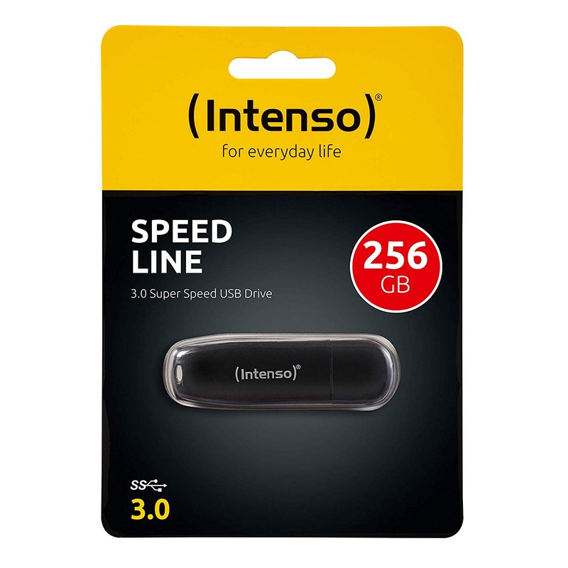 Intenso Speed Line 256GB USB 3.0 Preto