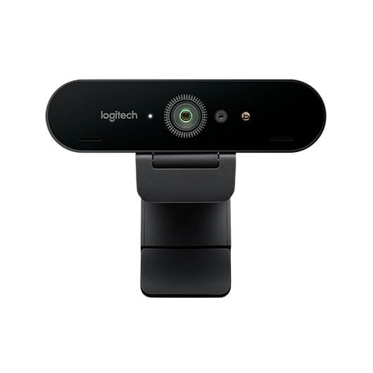 Logitech Brio Webcam 4K Ultra HD - HDR - Gravação 4K - Zoom Digital 5X - Preto