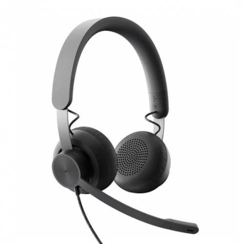 AUSCULTADORES LOGITECH - UC ZONE WIRED PRETO
