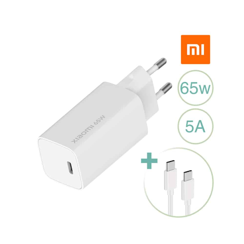 Carregador Xiaomi Mi 65W Fast Charge GaN Tech