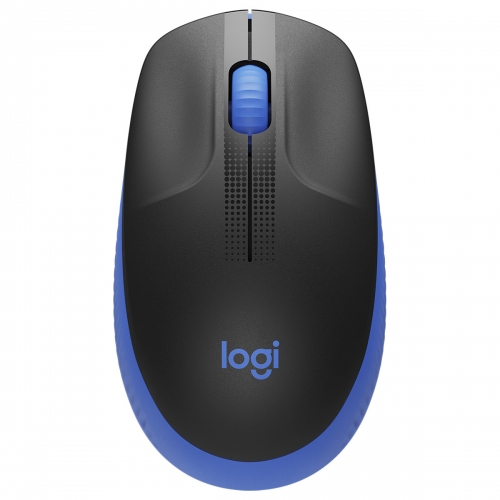 RATO LOGITECH M190 WIRELESS PRETO AZUL