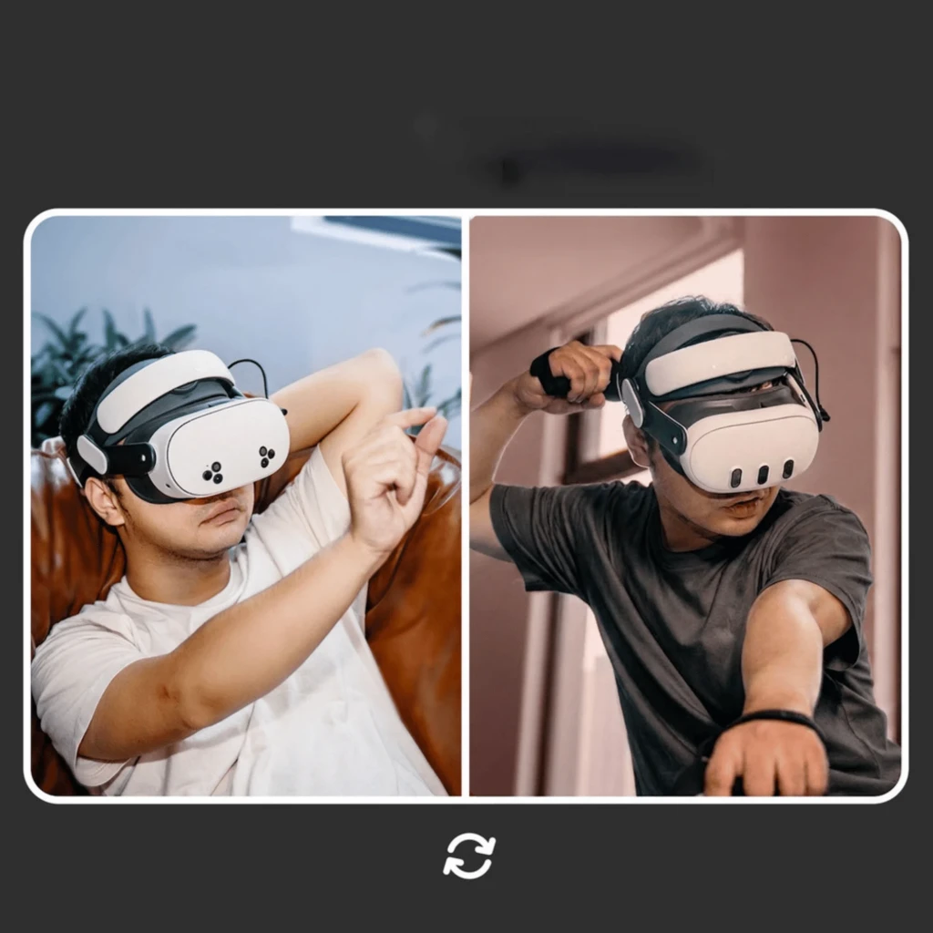 BoboVR M3 Pro+ Branco,cinta de cabeça com bateria de 6500 mAh e base de carregamento para Meta Quest 3 e 3S