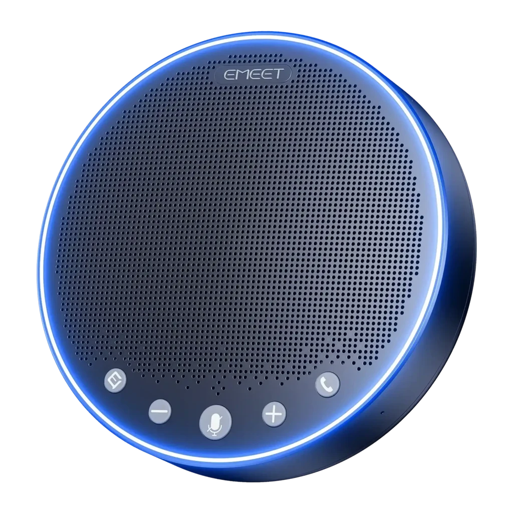 Emeet OfficeCore M3 Jack 3.5mm Azul 5W 20h 5200mAh Bluetooth 5.0 Coluna de conferência