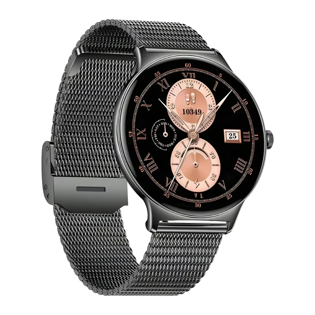 COLMI V89 Steel Preto 1,43 polegadas AMOLED Chamadas Bluetooth 7 dias +100 desportos IP67 Smartwatch