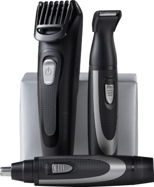 Kit para Barba Remington The Works - Aparador de Barba,Modelador e Aparador de Pelos do Nariz e Orelha