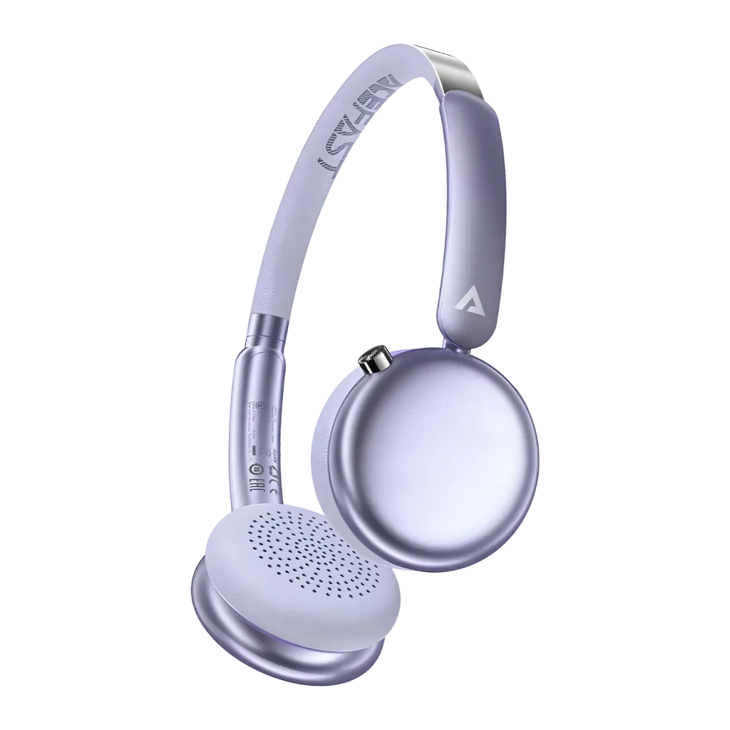 Acefast H8 Roxo Diadema ANC Bluetooth 5.4 60h Auscultadores sem fios