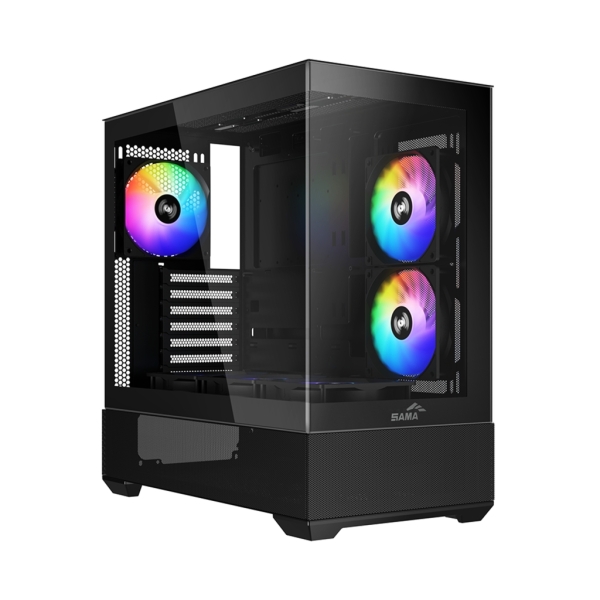 Caixa ATX Sama V40 ARGB Preto