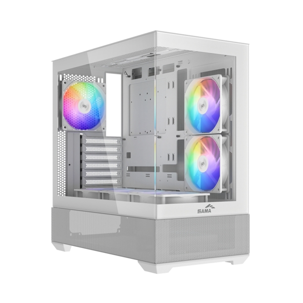 Caixa ATX Sama V40 ARGB Branco