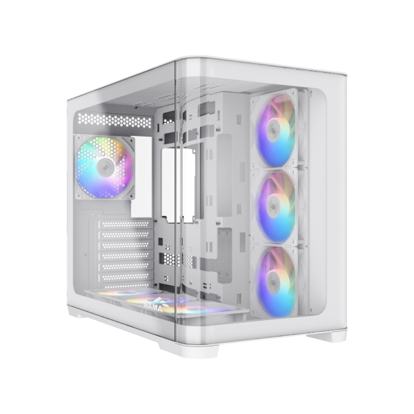 Caixa ATX Sama V60 ARGB Branco