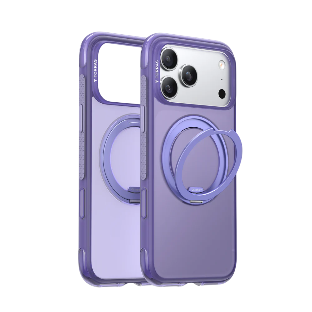 Capa Torras Série Ostand O3 Air iPhone 17 Pro Max - Violet Purple