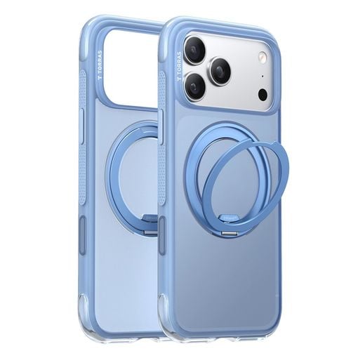 Capa Torras Série Ostand O3 Air iPhone 17 Pro Max- Island Blue