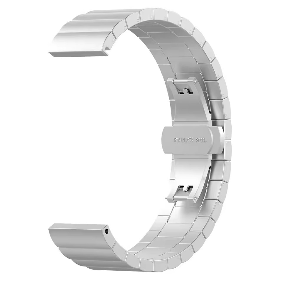Bracelete Relogio Inmove Xiaomi Stainless Steel Smartwatch 22mm Silver