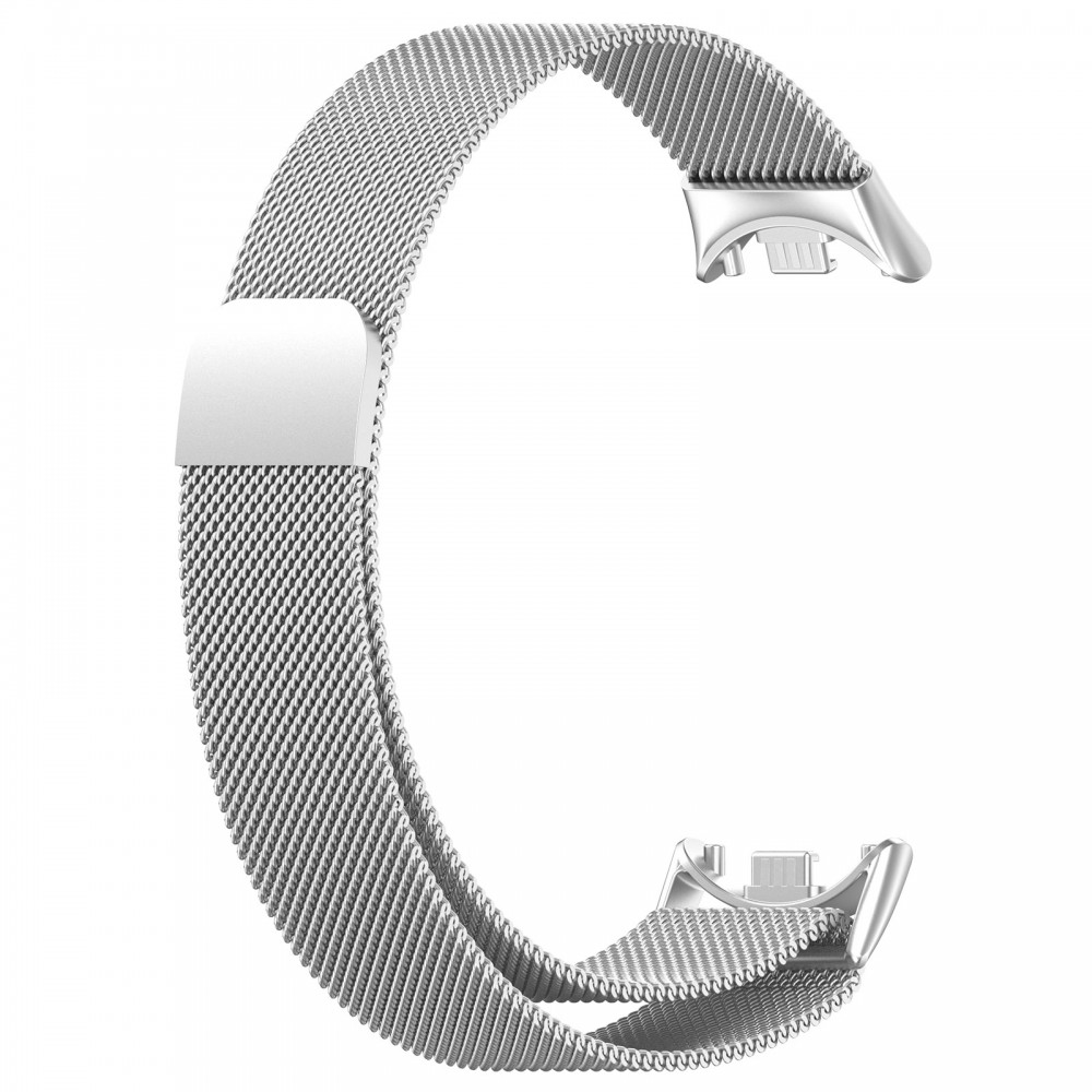 Bracelete Relogio Inmove Xiaomi Stainless Steel Milanese Xiaomi Band 8/9 Silver