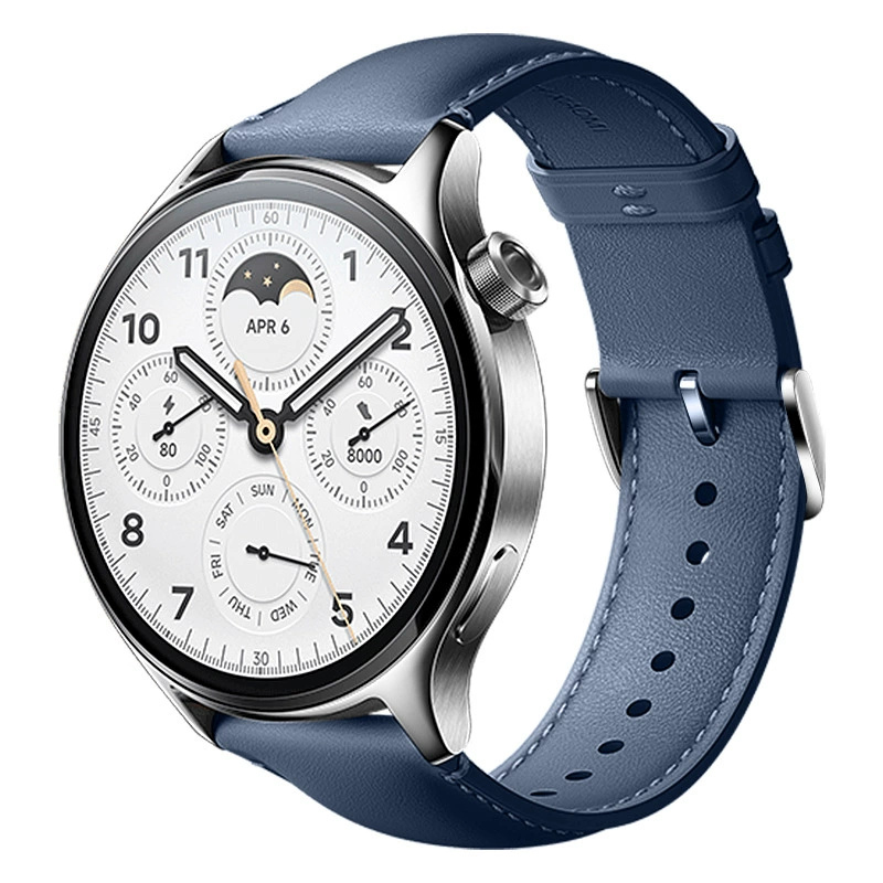 Bracelete Relogio Inmove Xiaomi Soft Leather Smartwatch 22mm Light Blue