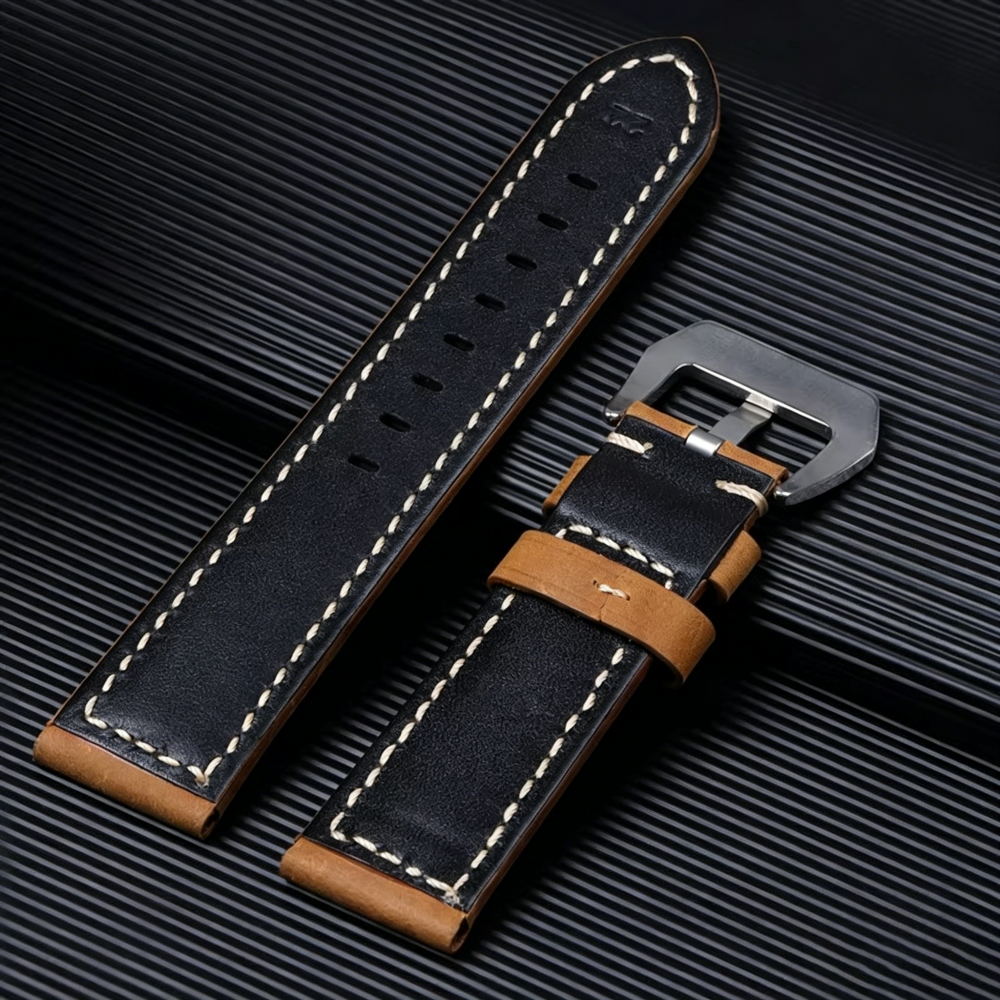 Bracelete Relogio Inmove Xiaomi Vintage Leather Smartwatch 22mm Light Brown
