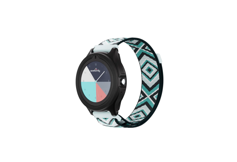 Relogio Savefamily Slim2 Black/Pixel Wave