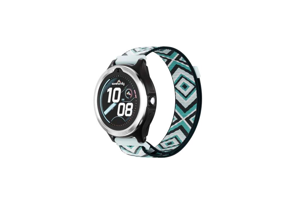 Relogio Savefamily Slim2 Silver/Pixel Wave