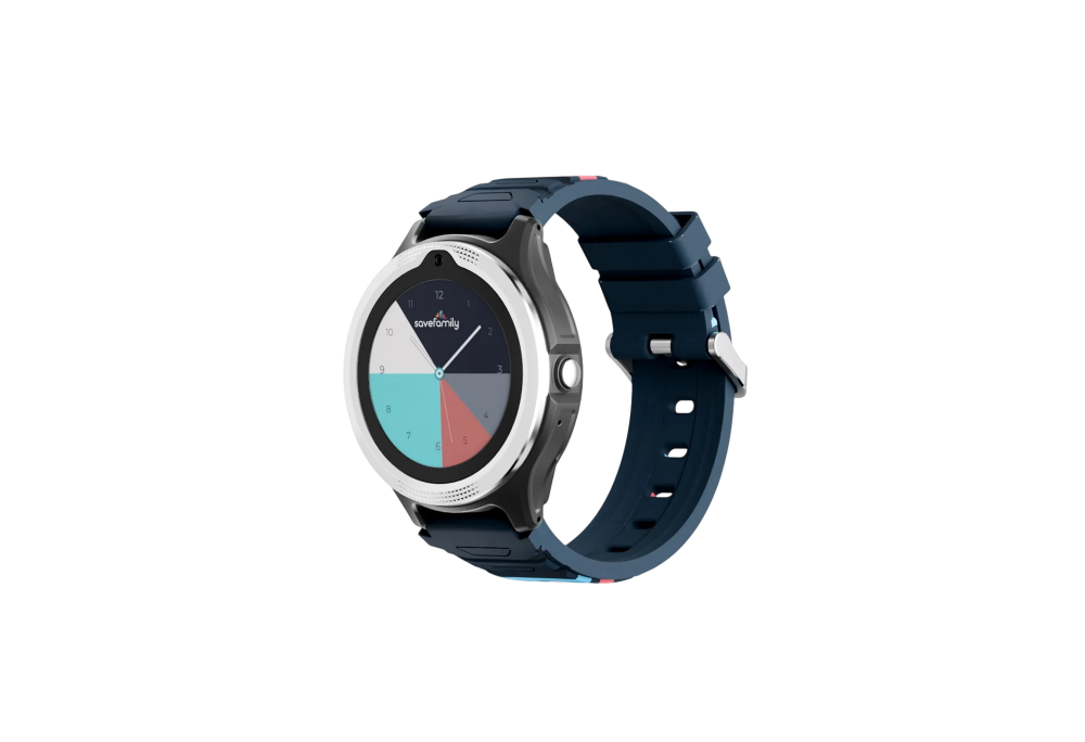 Relogio Savefamily Slim2 Silver/Navy Pop