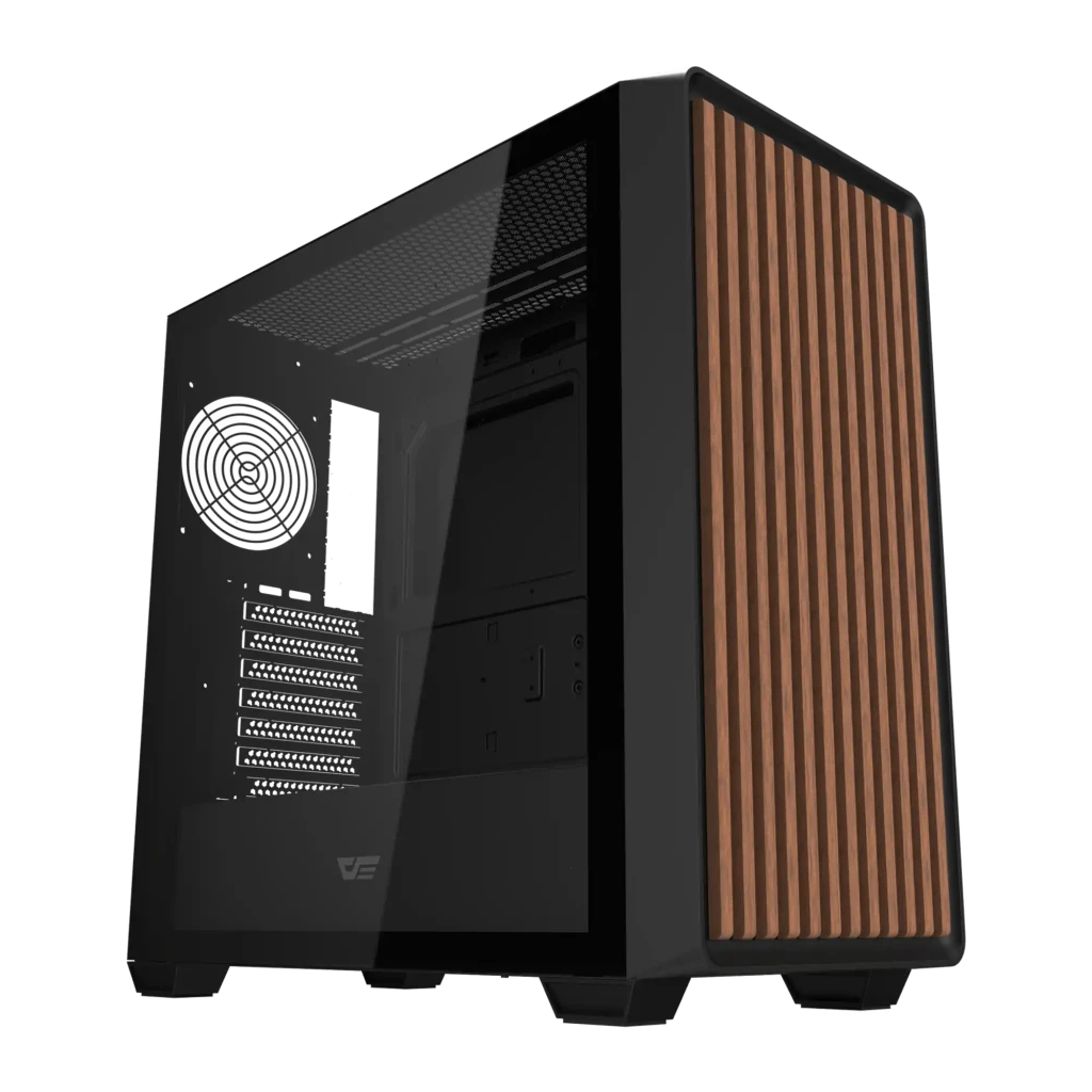 Darkflash Vidro Temperado ATX 360mm Radiador Preto DS900WD Midi Tower 4 ventoinhas Caixa PC