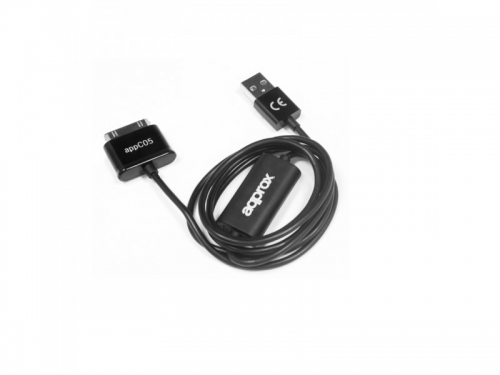 CABO USB(A) 2.0 A CONECTOR SAMSUNG 30 PINS APPROX 1M Preto