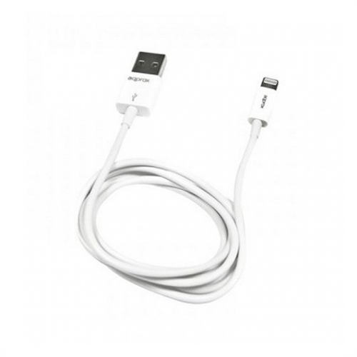 CABO USB(A) 2.0 A MICRO USB(B) + LIGHTNING APPROX 1M BLANC