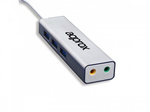 PLACA DE SOM 5.1 USB+HUB 3XUSB APPROX APPUSB5 3XUSB 3.