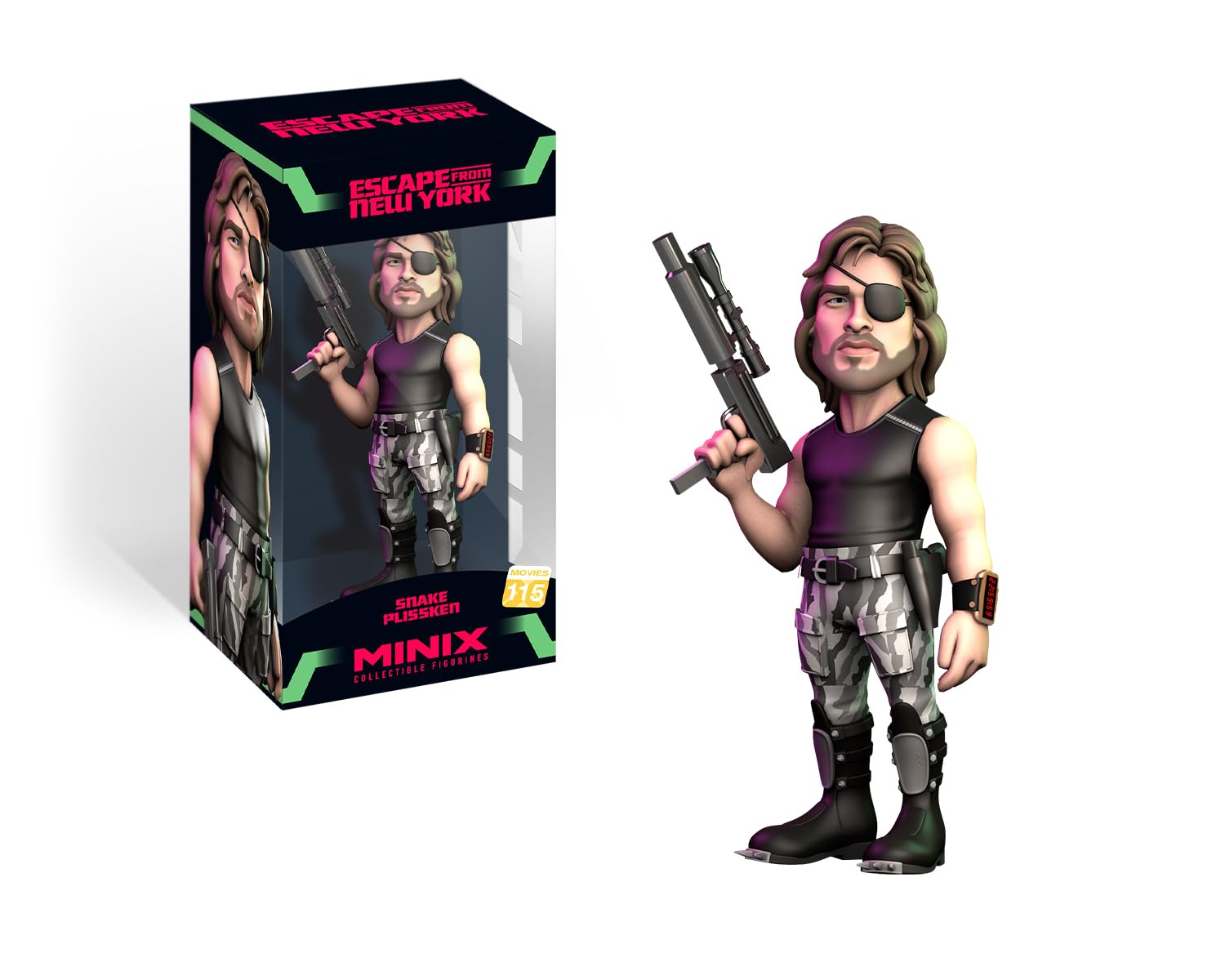 Minix - Movies 115 - Figura PVC 12 cm - Escape from New York - Snake Plissken