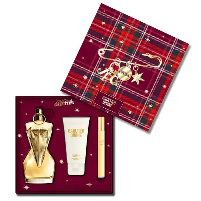Jean Paul Gaultier Divine Eau De Perfume Spray 100ml Coffret de 3 Peças