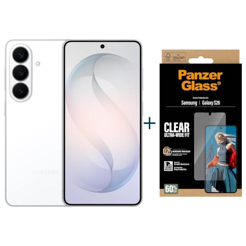 Samsung Galaxy S26 5G 256GB White+Prot Panzer