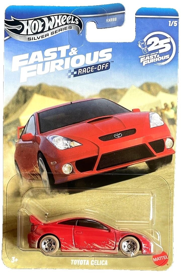 Carro Hot Wheels Silver Series:Fast &Furious Race-Off - Toyota Celica 1:64