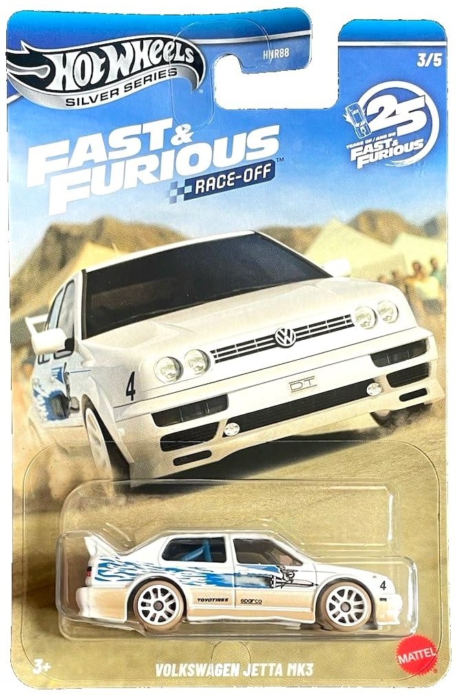 Carro Hot Wheels Silver Series:Fast &Furious Race-Off - Volkswagen Jetta Mk3 1:64