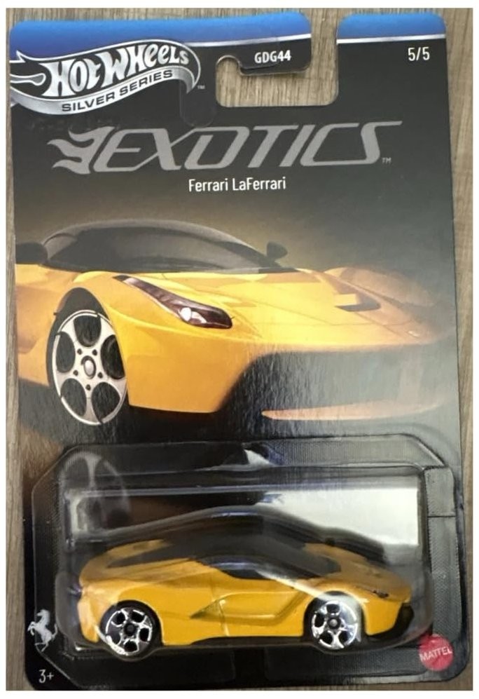 Carro Hot Wheels Silver Series:Exotics - Ferrari LaFerrari 1:64