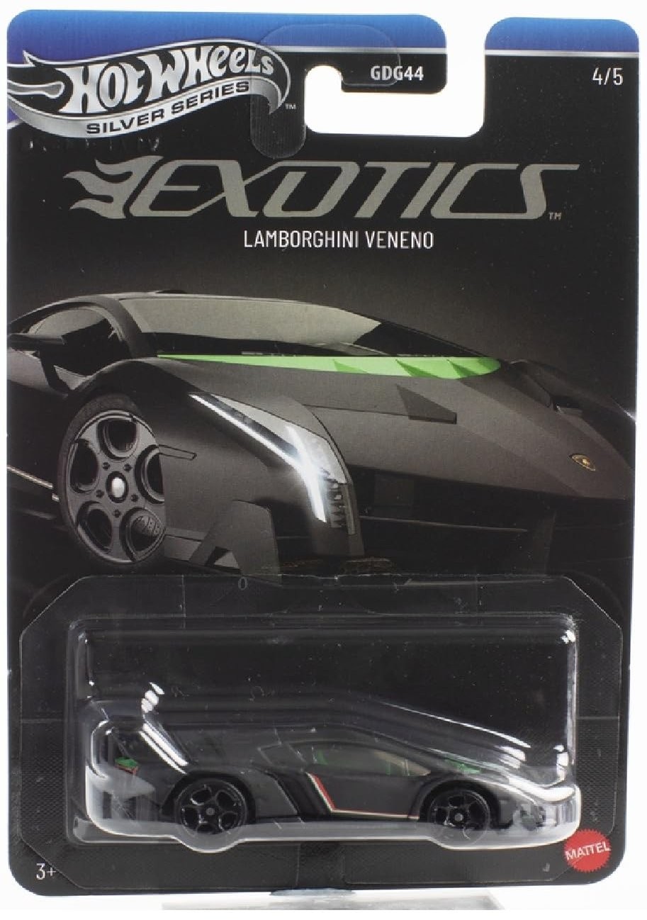 Carro Hot Wheels Silver Series:Exotics - Lamborghini Veneno 1:64