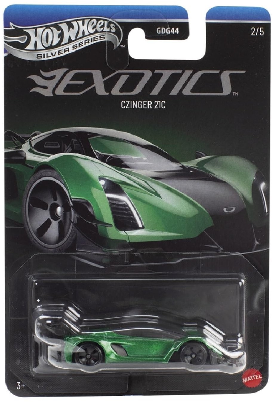 Carro Hot Wheels Silver Series:Exotics - Czinger 21C 1:64