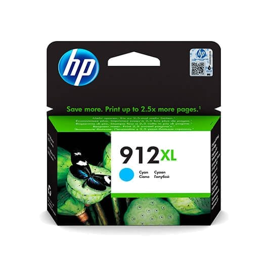 Tinteiro Original HP Nº 912 XL CIAN 3YL81AE