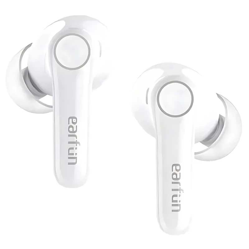 Auriculares EarFun Air Pro 4 Branco Brilhante TWS ANC Bluetooth 5.4 52h IPX5 Multiponto