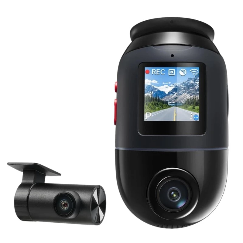 70mai Omni 4K 360° supercondensador Dashcam + Câmara traseira RC14 4K WiFi/4G
