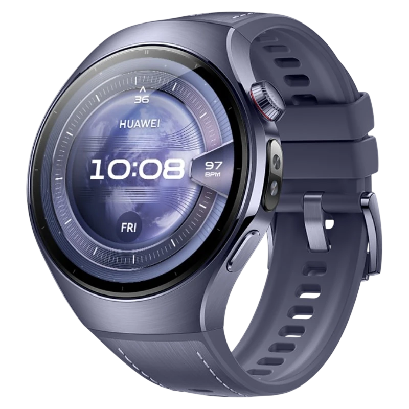 Huawei Watch 5 46 mm Roxo 1,5 polegadas AMOLED GPS NFC 5 dias +100 desportos 5ATM