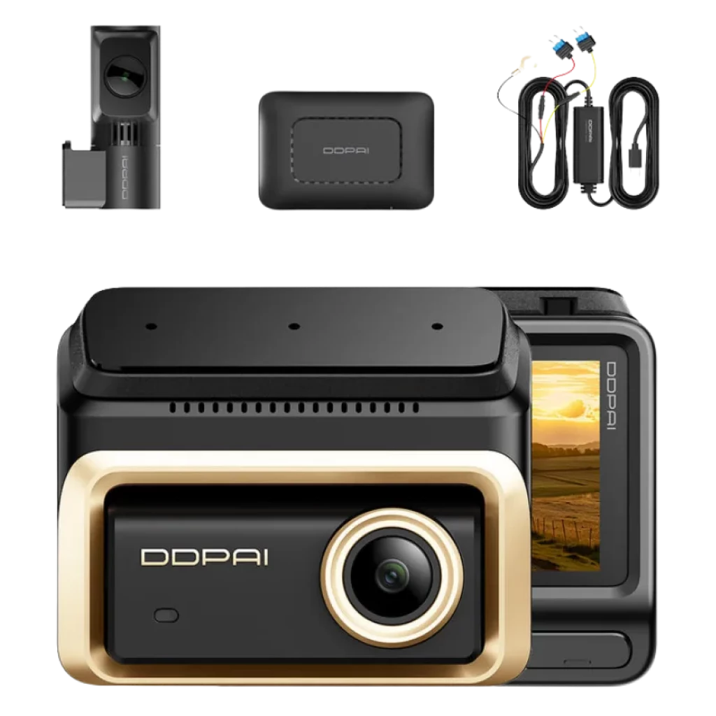 DDPAI Z90 Master 2CH 4K com 4G GPS WiFi 5GHz 3 polegadas visão noturna modo estacionamento supercondensador ADAS Dashcam