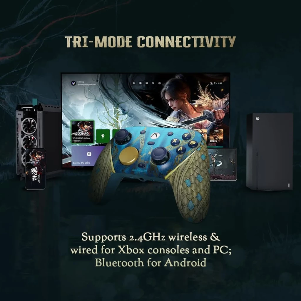 GameSir G7 Pro Wuchan Edition com Base de carregamento PC/Xbox/Android Comando