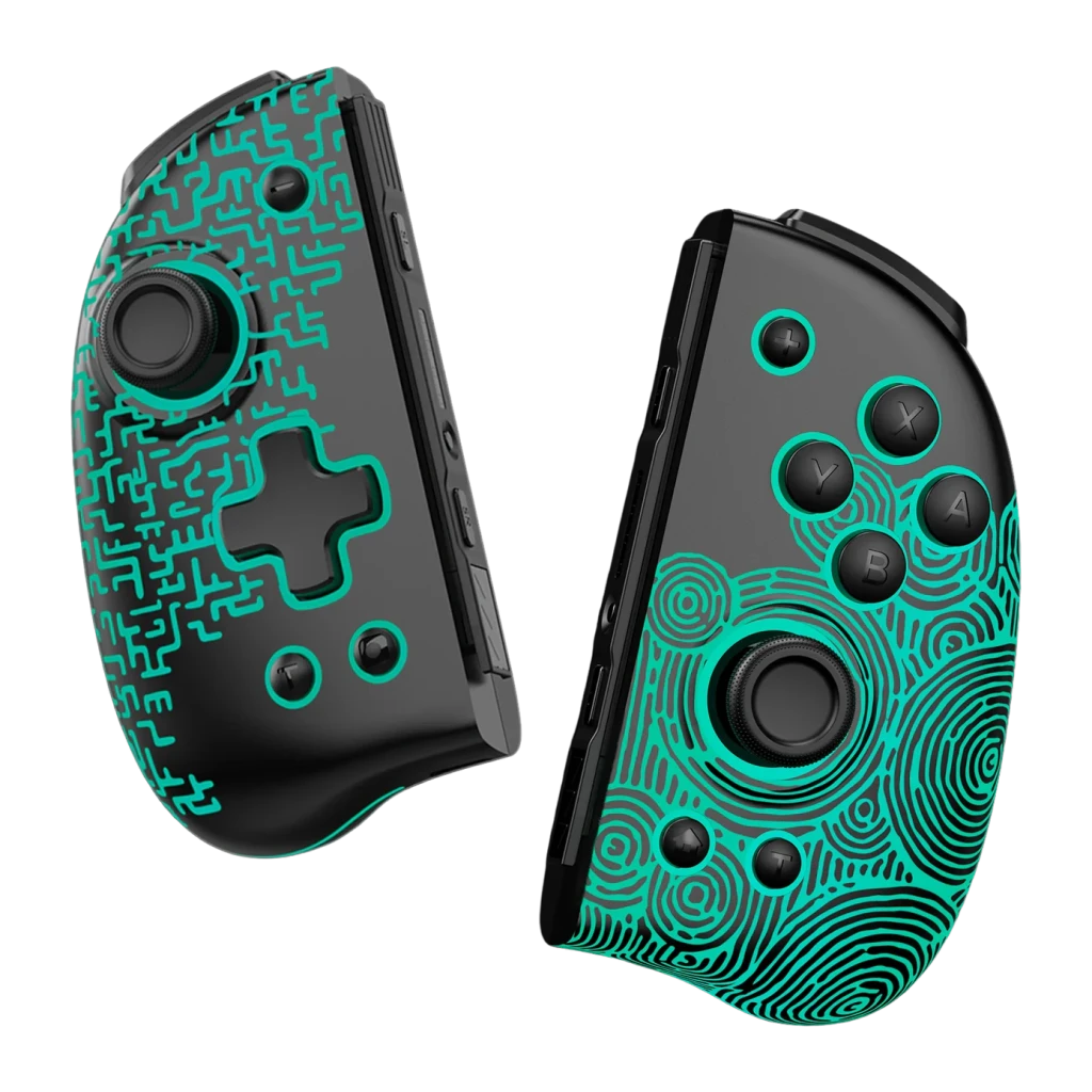 Funlab Luminous Wireless Joy-pad Preto Switch Bluetooth botões programáveis Comando de videojogos sem fios