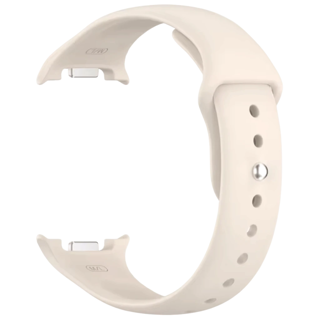 Pulseira de silicone Samsung Galaxy Watch 8 / 9 Beige