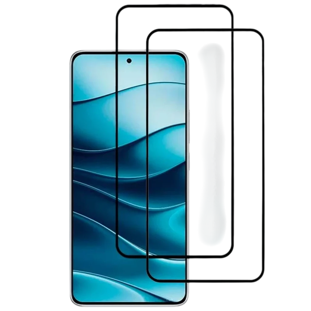 Pack x2 Película de vidro temperado Xiaomi Redmi Note 17 Pro 5G Full Screen 3D
