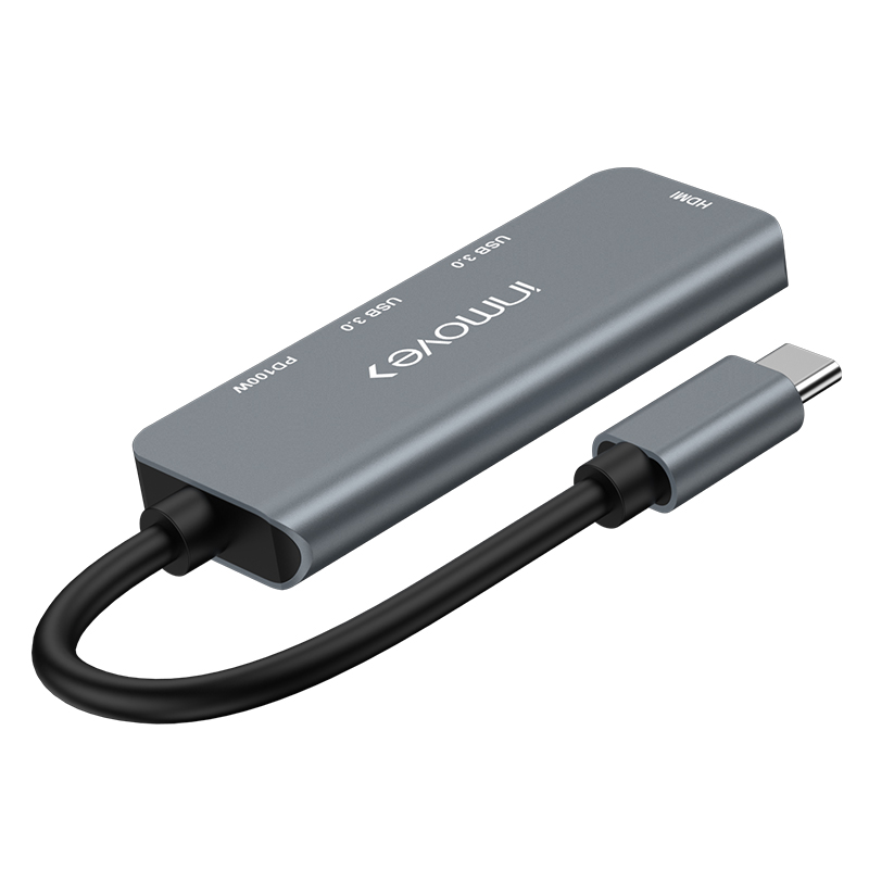 Hub Usb Inmove Hub 4 In 1 Pd100W Type-C 3.1 + Usb3.0*2 + Hdmi 4K60Hz