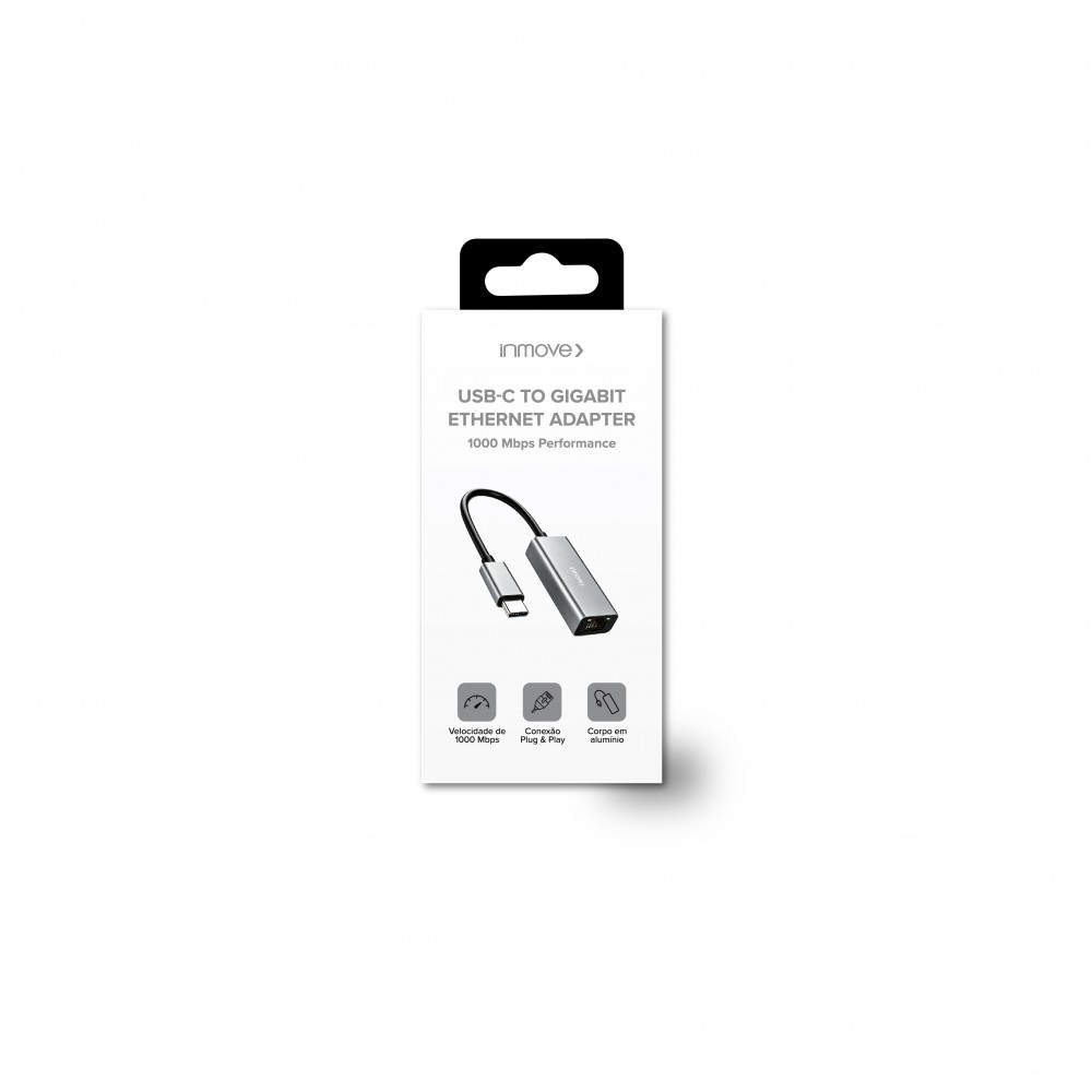 Hub Usb Inmove Dongle Usb-C To RJ45 1000M