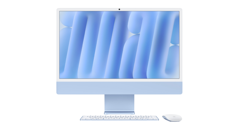 Apple iMac 24P Retina 4.5K display:Apple M6 10C CPU/10C GPU,16GB,256GB SSD - Blue