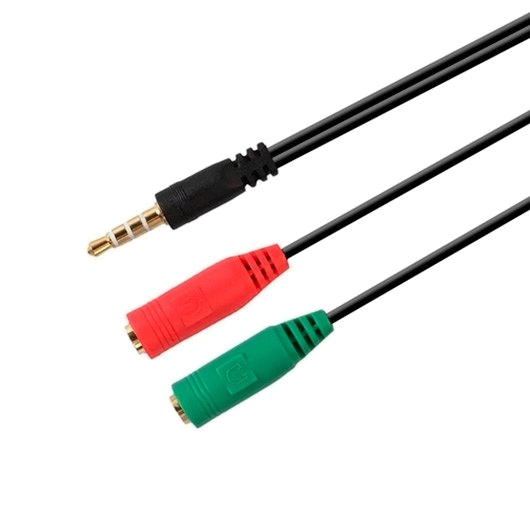 CABO AUDIO 1XJACK-3.5 A 2XJACK-3.5 0.2M AISENS