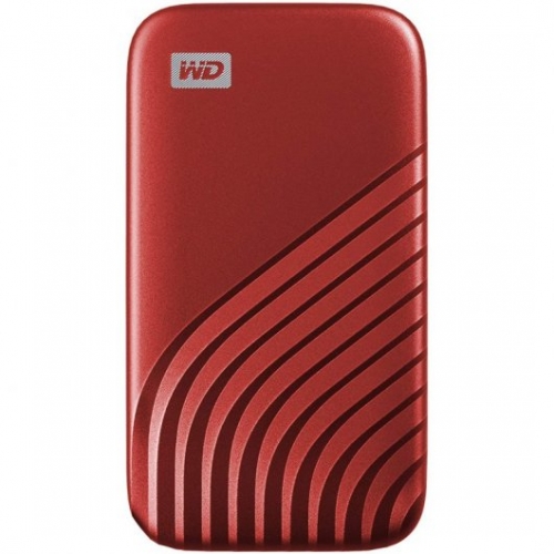 DISCO RÍGIDO EXT SSD 1TB WD MY PASSPORT ROJO
